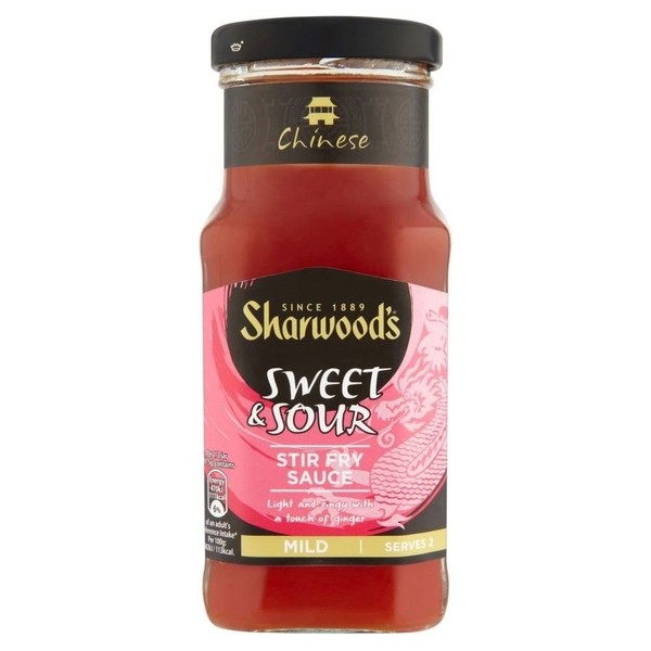 Sharwood's Stir Fry Sauce - Sweet & Sour (195g) - Pack of 2