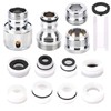4 Pack Faucet Adapter Set, Quick Connect Sink Tap to