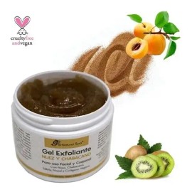 Gel Exfoliante De Nuez, Chabacano Y Colageno Vegano 120grs Todo Tipo De Piel                                                                          