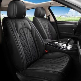 TTX LIGHTING Seat Covers Fit for Subaru Outback Legacy Impreza Forester crosstrek Ascent Car Seat Covers Full Set 5 Seats Waterproof Leather Automotive Breathable Seat Cushion Protector Black