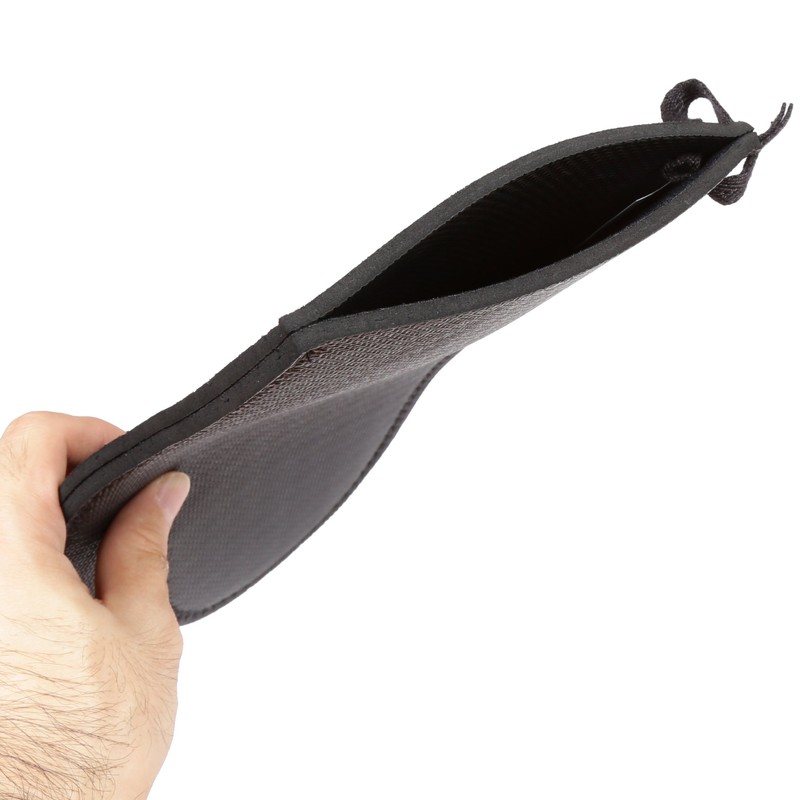 Creative Home Black Neoprene Oven Mitt Glove Insulated for Cooking