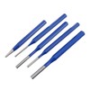 Tofficu 5pcs Cylindrical Punch Heat-treated Tool for Woodworking and Drilling