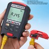 30KM Fiber Optic Power Meter Red Light VFL Net Cable