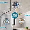 TAILI Shower Shelf Suction Cup Shower Shelf No Drilling Corner