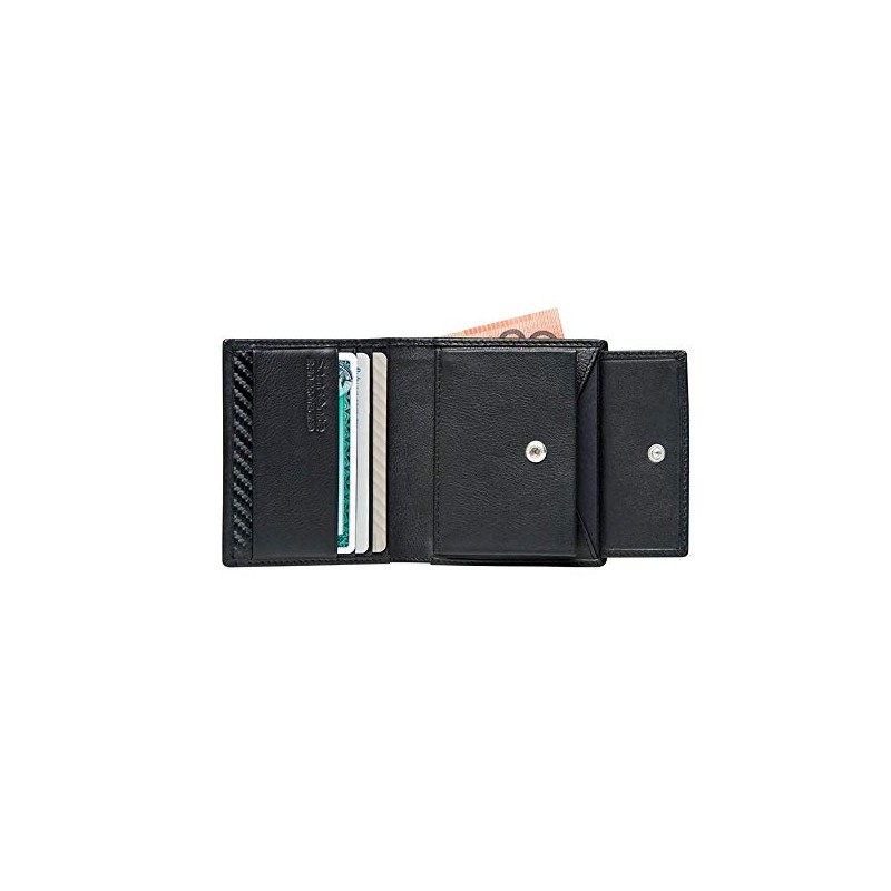 Samsonite Deluxe RFID Leather Wallet Slimline with Coin and 3