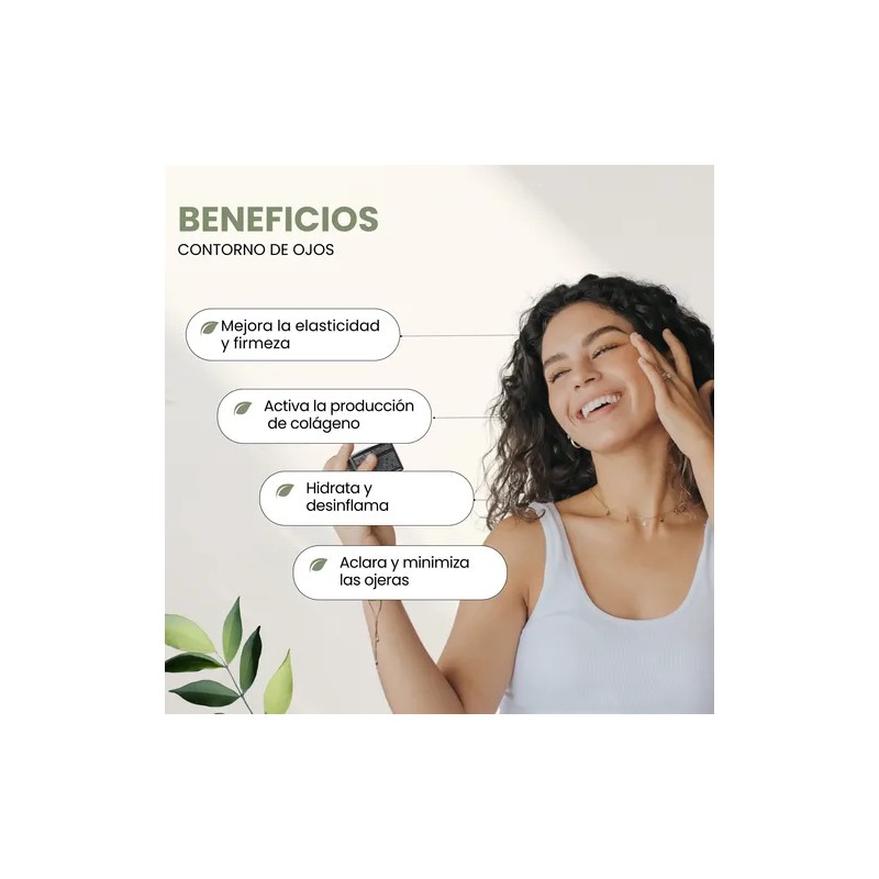 Contorno De Ojos Rusens 100% Natural Disminuye Bolsas Ojeras