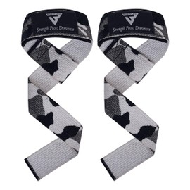 Beast AT Least Weight Lifting Straps,Powerlifting Deadlifting, Anti Slip 60CM Hand Bar Grip, 5MM Neoprene Wrist Support, Heavy Duty Weightlifting Bodybuilding Workout (camo)