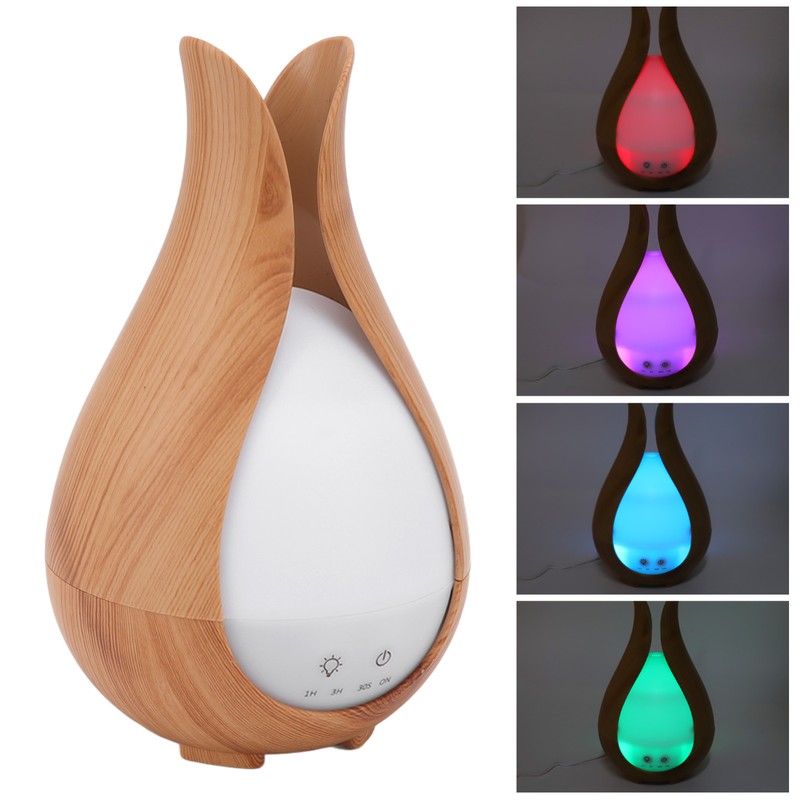 200ml Wood Grain Humidifier 8W 24V Automatically Shut Down Silent