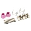 Plasma Cutting Torch Consumables Kit Electrode Contact Tip Ceramics Nozzle