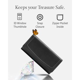 Leather Clutch RFID Wallets For Women - Big Womens Wallet With Checkbook Cover Accordion Purse Organizer Zip Coin Pouch Gifts For Women