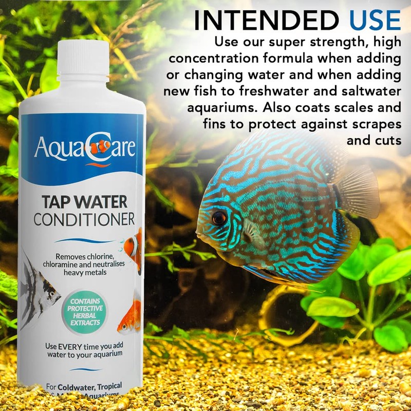 AquaCare Tap Water Conditioner For Freshwater Aquariums (480ml) Keep Your