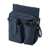Kutsuwa BE022NB Apron Bag, Stationery Apron Bag, Holder, Navy, Free