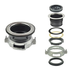 Garbage Disposal Mount Sink Flange Kit and Stopper for Waste King, Garbage Disposal Drain Assembly Kit, Rubber Flange and Drain Lock Nut for Waste King, Whirlaway Parts (114mm) Model : 1030