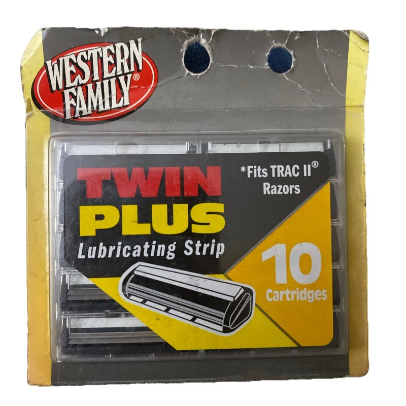 Western Family Twin Pivot PLUS Blades Razor Cartridges Trac II