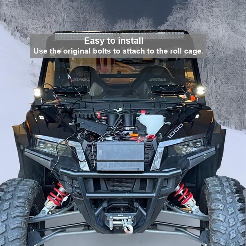 DarSeity Front A Pillar Roll Cage Cube Light Pod Mounting