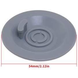 FMHXG 2PCS Black Coffee Machine Blind 54mm No Holes Food Grade Silicone Cleaning Gasket Espresso Backflush Cleaning Tray