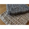 Maharanis Fairtrade Felt Knitted Coaster Pot Coaster Grey Natural 20