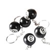 ODETOJOY Billiards Keychain Pool Ball Keychain Lucky 8 Ball Pool