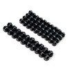 Motorcycle ABS Engine Bolt Caps Cover Compatible for Harley Softail