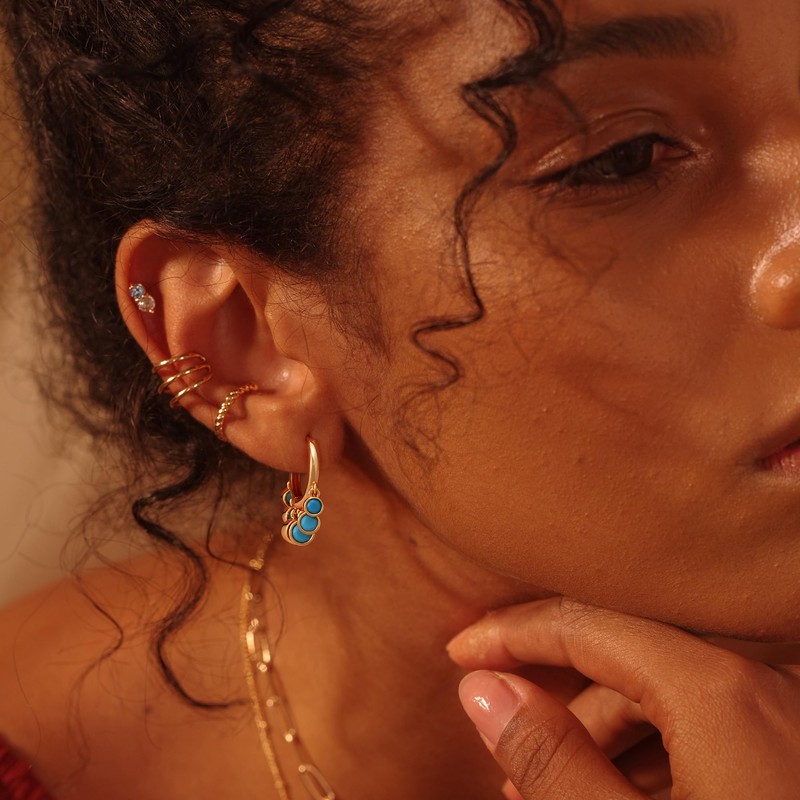 Fettero Women's Earrings, Ring Earrings, Hoop Earrings, Allergy Free, Hypoallergenic