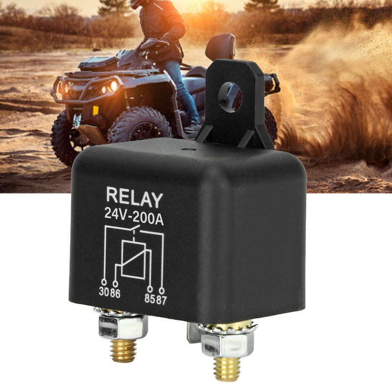 24V 200A Car Start Relay High Current Normally Open Brass