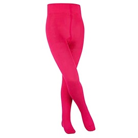 FALKE Unisex Kids Family K TI Sustainable Cotton Plain 1 Pair Tights, Pink (Gloss 8550) new - eco-friendly, 3-5.5