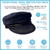 Traditional Wool Breton Cap | Size 58cm, medium, Captain Fisherman