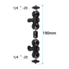 CAMVATE 360 Degree 1/4" Articulating Magic Arm Mount Adapter for Camera Monitor LED Light - 1116