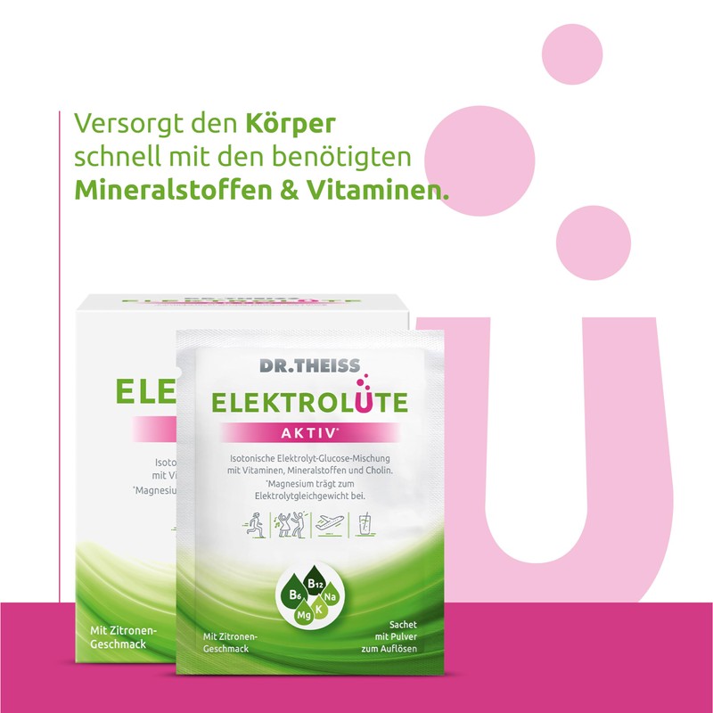 Dr. Theiss Electric Lute Active Isotonic Electrolyte Glucose Blend with
