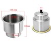 Stainless Steel Cup Drink Holder with Drain for Marine Boat