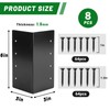 UCandy Raised Garden Bed Corner Brackets for Flower Vegetable Furniture