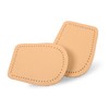 OHPHCALL Thickened Leather Latex Half Insoles for Comfort Forefoot Cushion