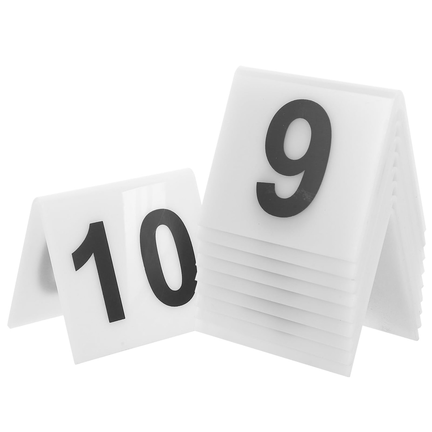 MILISTEN Set of 10 Number Plate Table Tent Numbers Crime Scene ...