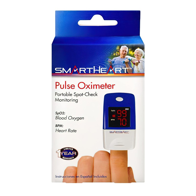 Veridian 11-50K Portable Pulse Oximeter; LCD Display with Red Digital