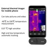 Thermal Imaging Camera Black ABS Mobile Phone Thermal Imager with