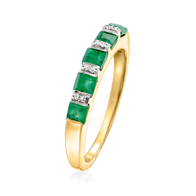 Ross-Simons Precious Gemstone Ring in 18kt Gold Over Sterling