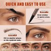 Multi-Tip Eyebrow Pen, Liquid Microblading Effect Hair‑Like Brow Strokes
