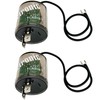irhapsody 2-pin 12vdc LED Flasher Relays with Ground Wire, Pack