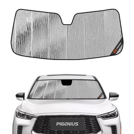 Pigenius Windshield Sun Shade for Nissan Armada 2017-2024, for Infiniti QX80 2014-2024, for Infiniti QX56 2011-2013 - AstraGuard