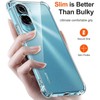 USTIYA Case for Honor 90 Lite Clear TPU Four Corners