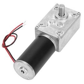 Reversible Worm Gear Motor, DC12V 10-400RPM High Torsion Speed Reduce Gear Motor Electric Gearbox Motor Replacement with 8mm D-Shaft, for RC Electric Toys (12V 10RPM)