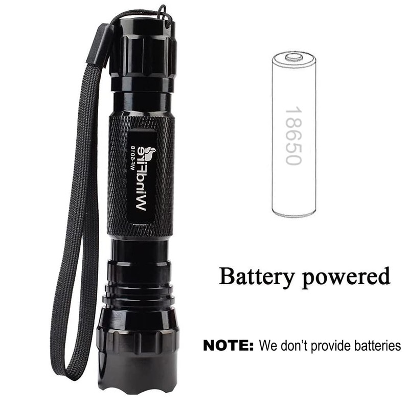 WINDFIRE WF-501B Flashlights 1200 Lumens Tactical LED Flashlight 1 Mode