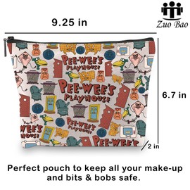 Zuo Bao Pee-w Inspired Gift P-ee Herman Playhouse Makeup Bag P-ee Herman Merchandise Herman Gift Comedian Lover Gift (PEE)
