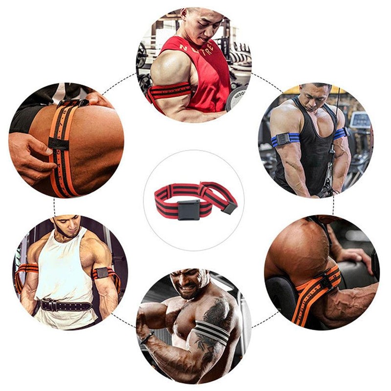 POENVFPO Occlusion Bands, 4 Pack (2 Bicep Bands, 2 Leg