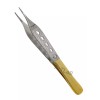 Avon Surgical 4.75in Adson Micro Dressing Forceps, Serrated, Straight w/