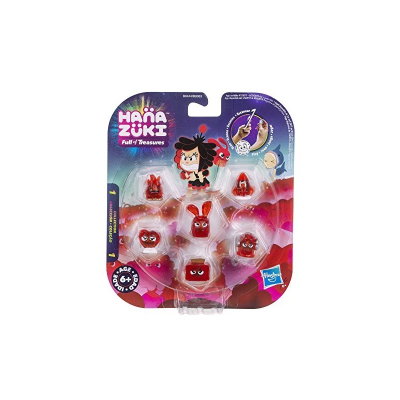 HANAZUKI Treasure Feisty Fury Toy Figure (6 Pack)