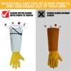 GLOSAV Cactus Gloves, Thorn Proof Gardening Gloves for Rose Pruning