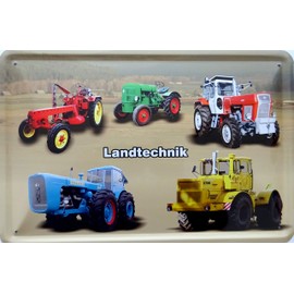 vielesguenstig-2013 Blechschild 20x30cm gewölbt - Landtechnik Landwirtschaft RS09 Brockenhexe ZT303 Dutra K700