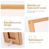 Wooden Photo Frame,4 Inch Wood Picture Frames with Mortise and