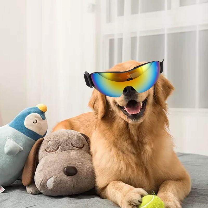 Dog Goggles Wind Sand UV Protection Eye Protection Adjustable Dog